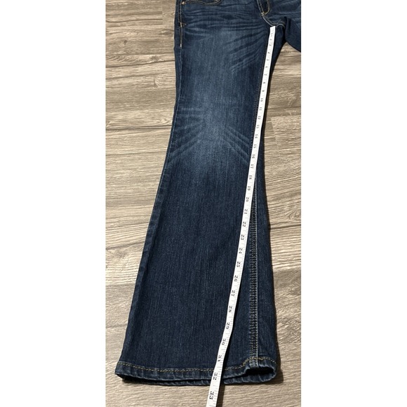 Ariat R.E.A.L. Perfect Rise Rosa Boot Cut Dark Wash Jeans SZ 28R (29x32) - Picture 8 of 11